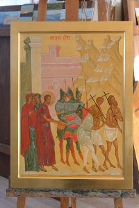 Иконостас храма преподобного Андрея Рублева в Раменках г. Москва_60